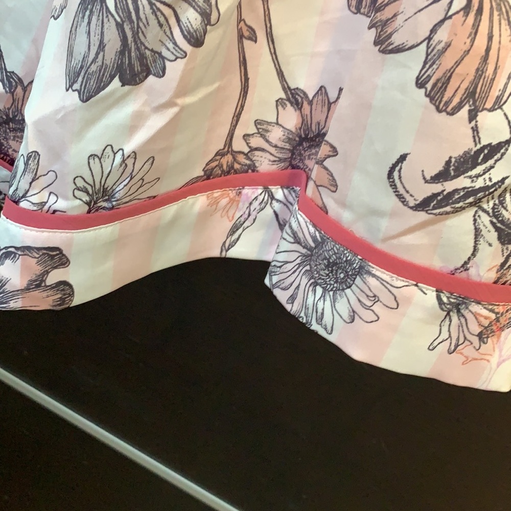Victoria’s Secret Satin Waist Floral Tie Romper Pajamas - Picture 12 of 16